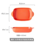 Bread Pan for Baking Tools and Accessories Oven Tray Kitchen Utensil Porcelain Dishes Cooking Utensils Bakeware Ceramic Pans Bar - Image 10