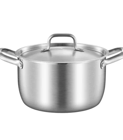 316 stainless steel soup pot Extra thick food grade soup pot Thickened double ear pot Electromagnetic furnace gas special