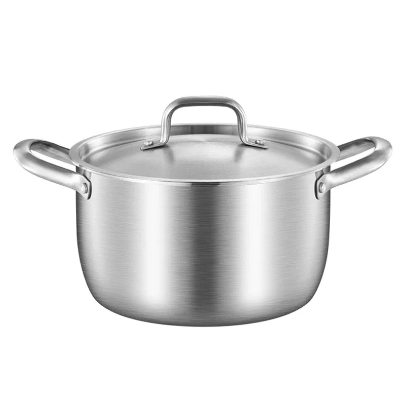 Sd3fdaa6a0b024b7283a3876540a81c1bS.webp 316 stainless steel soup pot Extra thick food grade soup pot Thickened double ear pot Electromagnetic furnace gas special pots - Image 1