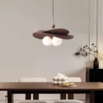 2026 Wabi Sabi Wicker Hanging Chandelier Light Fixture Vintage Glass Bubble Pendant Lamp For Dining Room Bedroom Living Room
