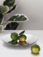 Tableware Dish Food Plates Fruit Bowl Stainless Steel Tray for Kitchen Home Decora Living Room Dinner Table Scandinavian