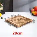 Wood Pot Holder Wooden Trivets Bowl Trivet Hot Stone pot Mat Korean Dolsot Plate Base Placemat Bibimbap Coaster Pan Dish