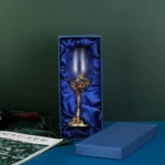 Creative Enamel Iris Glass cup Champagne Flutes Crystalline Party Gift Toasting Glass Goblet Crystal Anniversary unique mug