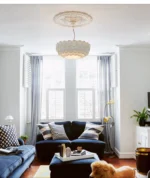 Nordic Ceramic Chandelier Luxury Led Pendant for Living Room Atmosphere Lamp Restaurant Ceiling Light Decor Lámpara De Techo