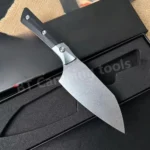 Fixed Blade Knife Outdoor Chef Knife D2 Steel Blade Camping Hiking Survival Tool for Adventurers EDC Utility Holiday Gifts