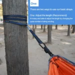 Upgrade Camping Hammock Outdoor Tourist Hanging Hammocks Portable Parachute Nylon Hiking Hammock For Backpacking Travel