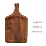 HEMU-Acacia Wood Bread Board, Wood Chopping Board, Western Style, Pizza, Sushi, Cutting Board, Cheese, Steak Tray, Wooden