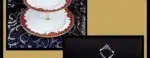 European Style Ceramic Double Layered Tray Fruit And Candy Plate Afternoon Tea Cake Stand Three Tier Dessert Holder Serving