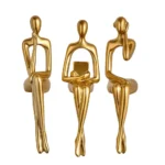 Abstract Desktop Character Ornaments High Quality Resin Abstract Thinker Sculpture Nordic Style Modern Home Office Decor
