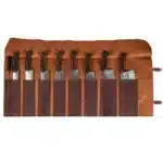 PU Leather 8 9 11 Slot Chef Knife Bag Roll Bag Trip Camping Portable Carry Case Kitchen Japanese Santoku Knives Storage