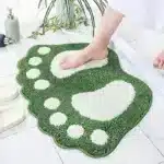 1 Piece of Anti Slip Super Absorbent Ultra-fine Fiber Bath Mat Soft and Comfortable Bathroom Carpet Floor Decoration – side