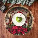 4pcs Christmas Vintage Placemat Merry Christmas Party Decoration 2025 Xmas Santa Claus Placemat Navidad Natal New Year Gift
