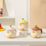 Cartoon Duck Mug Underglaze Color Mug Original Coffee Cups Ceramic Cup Drinkware Cute Mugs Cup for Tea Personalized Gift