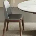 Slate Extendable Round Dining Table – base detail