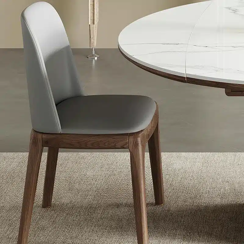 Slate Extendable Round Dining Table