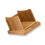 Bamboo Bread Slicer Board Set Home Use Efficient Simple Manual Slicing Tool Bakeware Accessory Slice Tray Accessories - Image 8