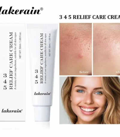 345 Face Relief Cream Comprehensively Repair Sensitive Skin Anti-sugar and antioxidant Brighten Moisturizer Fade Acne Mark
