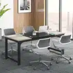 Tribesigns Modern Computer Desk Large Office Desk Computer Table Study Writing Desk Workstation for Home Office – angled view