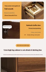 kitchen cabinet Furniture Sideboards Home Dining Room Dresser Mid-century Buffet Cabinet Kitchen Alacena Sideboard Cabinet - Image 26