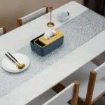 1.5m Creative Hollowed Out PVC Table Runner Melon Seed Table Flag Dining Table Decor Food Mat Anti Scalding Insulation Table Mat - Image 8