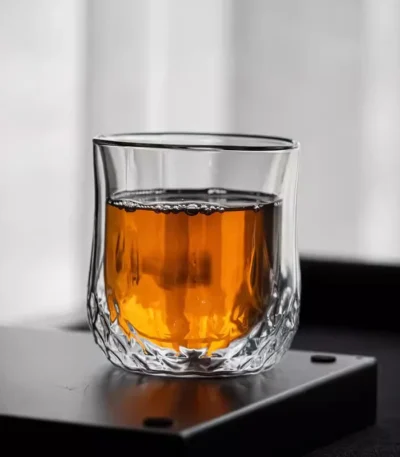 250ml 350ml Heat Resistant Double Wall Glass Cup Beer Milk Coffee Water Tea Cups Transparent Cup Whiskey Glass