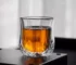 Double wall glass cups with amber liquid, showing insulation and clarity