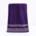 100% Black Cotton Bath Towel Absorbent Adult Bath Towels Solid Color Soft Face Hand Towel For Bathroom Washcloth 70x140cm
