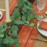 2-10Meters Pure Cotton Table Runner Retro Burr Texture Gauze Cloth Dining Vintage Wedding Party Christmas Linen Decoration