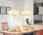 Modern Silk LED Pendant Lamp Denmark Designer Hanging Light for Living Room Hotel Restaurant Factory Direct High-End Home