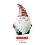 Nordic Santa Claus Ceramic Dishes and Tableware Relief Rice Salad Bowl Western Style Flat Plate Cup Teapot – base detail
