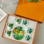 Tropical Rainforest Series Western Food Plate, Rice Bowl, Soup Pot, Tableware, Wizard of Oz Bone Porcelain Tableware, Gift