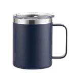 12oz Stainless Steel Mug with Handle Insulated Coffee Cup Insulated Tumbler Sliding Lid Gift for Camping, Office, Home,