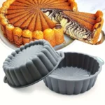 Silicone Cake Molds Non-Stick 3D Spiral Pattern Oven Baking Pan Heat Resistant Jelly Cake Bread Muffin Mold Kitchen Bakeware
