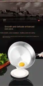 316 Stainless Steel Deep Fryer Non Stick Frying Pan Cooking Steak Kitchen Cookware Gas Stove Induction Cooker Universal Milk