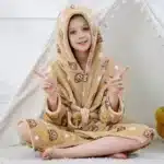 Blue Dinosaur Bath Robe for Boys 3 4 5 6 7 8 9 10 11 12 Years Shark Kids Bath Towel Robe Kigurumi Winter Baby Girls Bathrobe