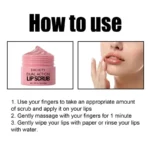 Remove Dark Lip Scrub Fast Lightening Pink Lip Exfoliating Fade Lip Line Dead Skin Moisturizer Korean Care Products Beauty
