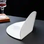 European White Striped Ceramic Dinner Plate Hotel Tableware Irregular Shaped China Plate Dessert Cooking Dishes Kitchen