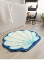 Creative Cute Bath Mat Shell/flower/Halloween Pumpkin/frog Shape Bathroom Decorative Area Rugs Water Absorbent Anti-slip Mats - Image 20