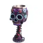 Skull Goblet Resin Steel Cup Creative Beer Mug Gothic 3D Wine Glass Mugs Tea Mug Cocktail Glass Anime Mug Halloween Gift
