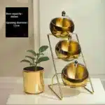 Stainless Steel Oblique mouthed Sauce golden Bowl rack Hot Pot Buffet Seasoning basket Jar dish Container Salad Spherical