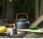Aluminum Outdoor Camping Cookware Set, With Mesh Bag Folding Cookset Camping Kitchen Cooking Teapot and Pans Equipment – top