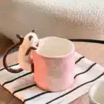 350ml Creative Ceramic Cat Mug with 3D Embossed Cat Design Exquisite Afternoon Tea Latte Coffee Cup Home Breakfast Milk Mug