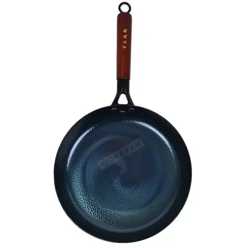 Cast Iron Frying Pan Hand hammering Uncoated Skillet Fried Egg Steak Kitchen Pan for Gas Stove Induction Cooker 30cm