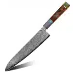 AMBER Kitchen Knife Set VG10 Damascus Steel Chef Knife Kitchen Accessories Professional Chef knives Cooking Tools Wood Handle