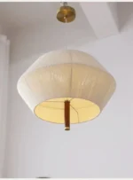 Wabi Sabi Hemp Rope Rattan Led Pendant Light For Living Room Dining Room Bar Hotel Wood Chandelier Hanging Lamp Fixture