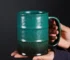 Large ceramic coffee mug in stoneware, 600ml capacity, perfect for coffee and tea