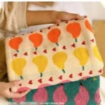 Cute Graffiti  Pears Patter Cotton Soft Face Towel for Kids Absorbent Bath Towel Comfortable Cotton Household Towel Beach Towels - Image 2