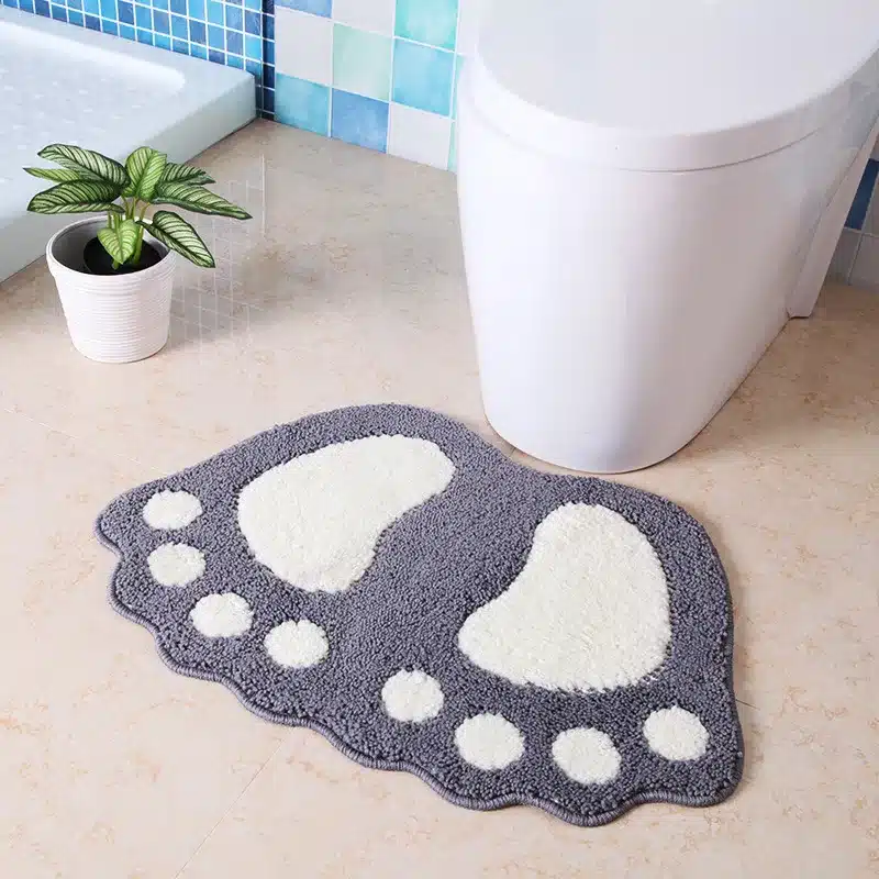 1 Piece of Anti Slip Super Absorbent Ultra-fine Fiber Bath Mat Soft and Comfortable Bathroom Carpet Floor Decoration