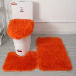 3Pcs/set Bath Mat Set Soft Fluff Shower Carpet Non-slip Floor Mat for Bathroom Toilet Rugs Toilet Lid Cover Bathroom Products - Image 22