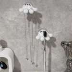 Toothbrush Holder Mickey Palm Cute Bathroom Towel Suction Cup Multi-Function Hook Traceless Hook Data Cable Winder